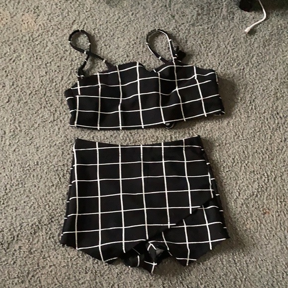 SHEIN Tops - nwot two piece outfit